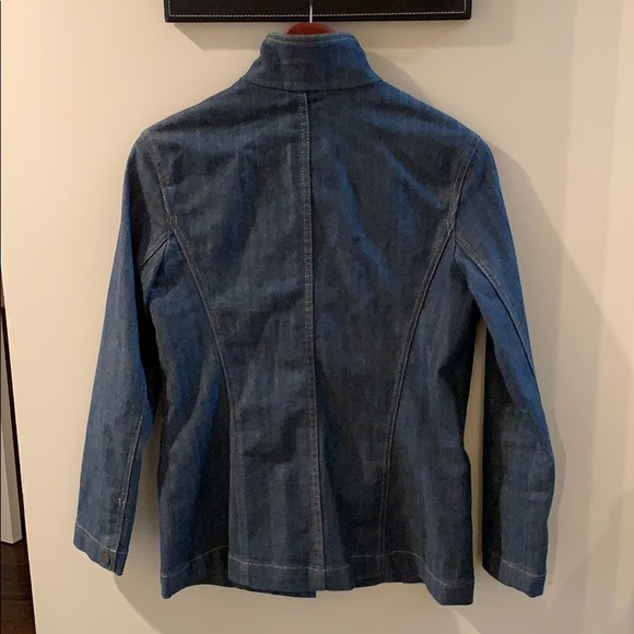Company Ellen Tracy Zip Up Denim Jacket Sz 6 - Picture 3 of 8